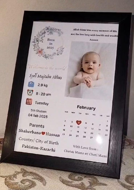 Born Baby Frame